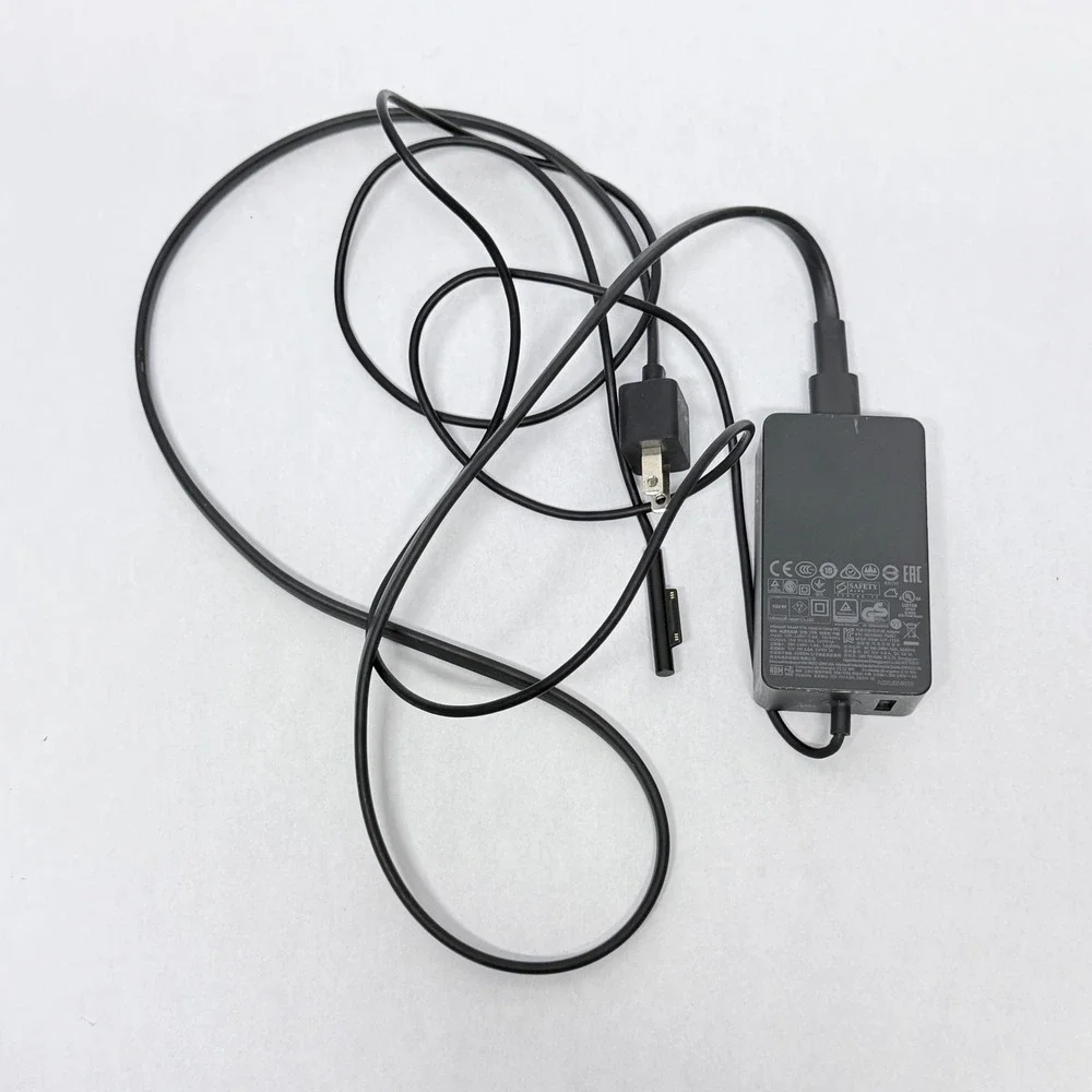 Microsoft Model 1706 65W Surface Power Supply AC Adapter with USB Port Black